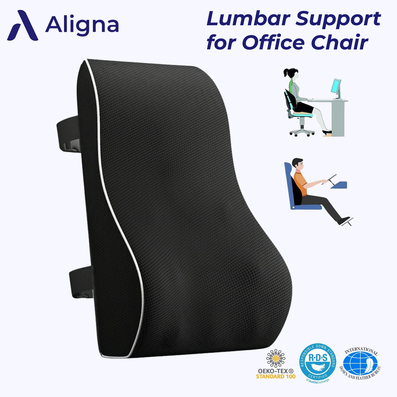 Aligna Lumbar Support Pillow for Office Chair